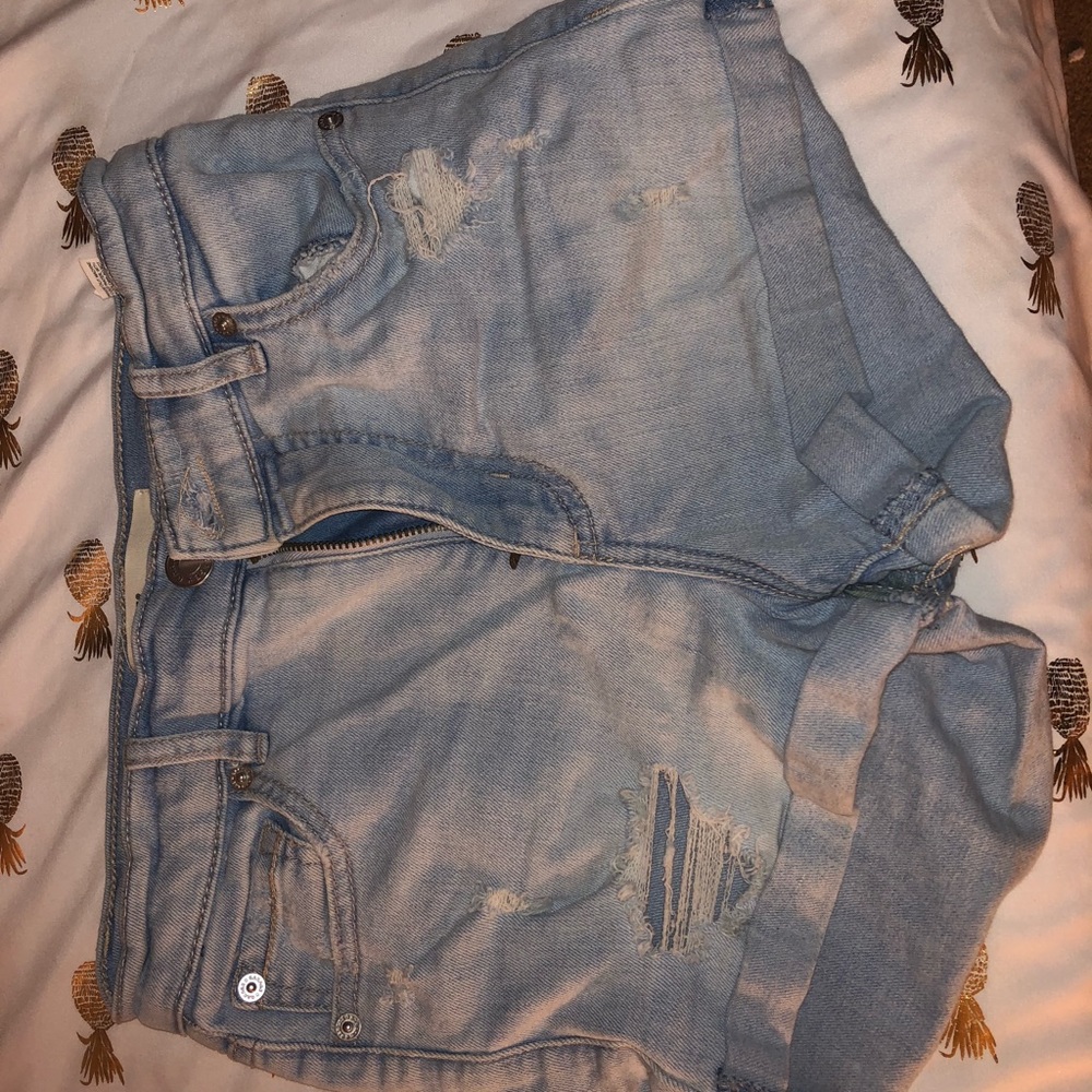 Garage light blue Jean shorts